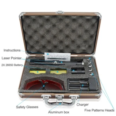 THOR H II 450nm Adjustable Focus Visible Blue Laser Pointer Pen Beam Light - Image 1 of 4