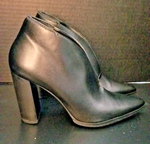 Stella McCartney Ladies' Ankle Boots, Black Leather, Size 7.5 US, 37.5 Eur. - Picture 1 of 6