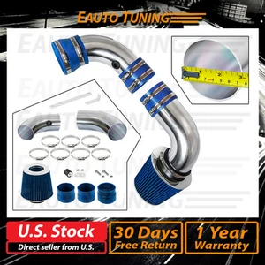 Cold Air Intake Kit + BLUE Filter For 96-05 Chevy S10 Blazer 4.3L V6 - Picture 1 of 9