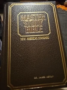Vintage 1981 Master Study Bible New American Standard Holman Edition Hardcover - Bild 1 von 2