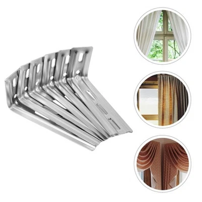  6 Pcs Staffe Per Tende Porta Parti Di Persiane Verticali Accessori La Casa - Immagine 1 di 4