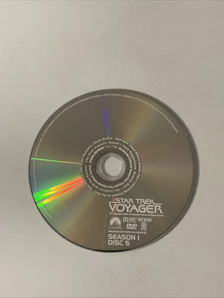 Star Trek Voyager Season 1 Disc 5 Replacement DVD - Image 1 of 1