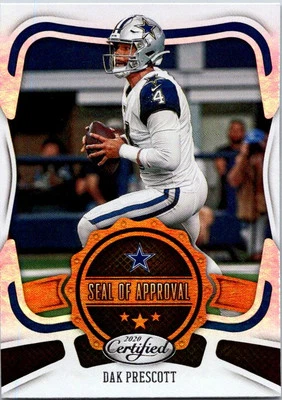 2020 Panini Certified #SA-DP Dak Prescott Seal of Approval - Image 1 of 2