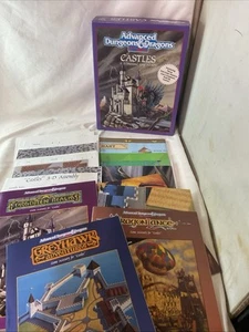AD&D 2nd Edition Castles Box Set 1056 TSR Advanced Dungeons & Dragons - Picture 1 of 9