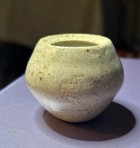 Vintage Miniature Artisan Pottery Pot - Picture 1 of 2