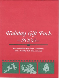 105-1.8x1, 2005 ALA Christmas Seal Designs Gift Tag Booklet, A4597 - Picture 1 of 7