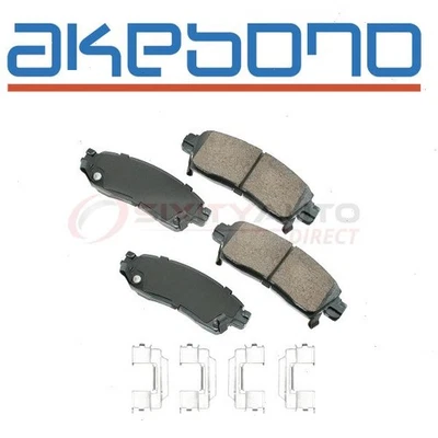 Akebono Pro-ACT Rear Disc Brake Pad Set for 2003-2006 Chevrolet SSR - ch Foto 1 de 4