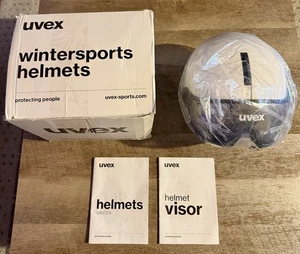 uvex | Instinct Visor | Adjustable Ski & Snowboard Helmet | White | L 23.2-24 in - Picture 1 of 18