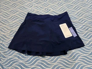 Lululemon Women's Circuit Breaker Blue Pleated Skirt Athletic Skort! Size 8T - Picture 1 of 5