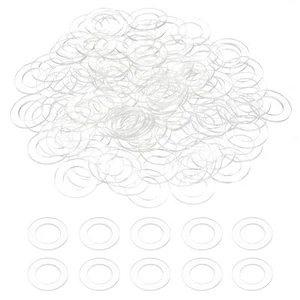 120Stk M12 PVC-Unterlegscheiben,12mm ID,20mm AD,1mm dick,transparent - Bild 1 von 7