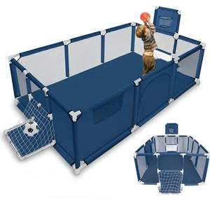 BOX PER BAMBINI Recinto BIMBI CON PARCO GIOCHI Calcio e Basket Pieghevole Sicuro - Foto 1 di 10
