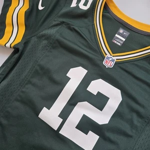 Green Bay Packers Aaron Rodgers Nike NFL On Field Women's Green Jersey Sz Medium - Picture 1 of 9