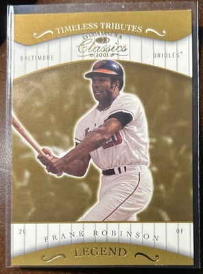 Donruss Classics Timeless Tributes 2001 Frank Robinson Orioles # 'd 096/100 Foto 1 de 2