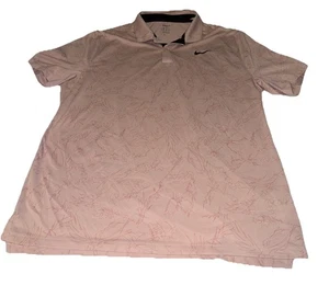 Nike Tiger Woods Poloshirt Herren Große L Pink Dri-FIT ADV Golf DX6092-601 - Bild 1 von 7