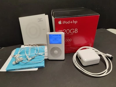 Apple iPod - 4-го поколения белый - жесткий диск 20GB -оригинальная коробка - документы - комплект - работает коробка - Изображение 1 из 4