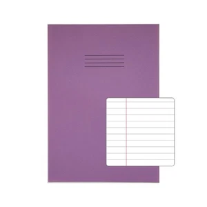 Rhino A4+ 13 X 9 " Oversized Exercise Book 48 Page 8Mm Ruled Feint With Margin P - Afbeelding 1 van 1