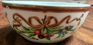 Tiffany & Co Fine China TIFFANY HOLIDAY Runde Servierschale 3”x7,5” - Bild 1 von 9