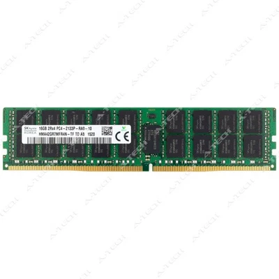 Hynix 16GB DDR4-2133 PC4-17000 2Rx4 ECC RDIMM Server Memory RAM HMA42GR7MFR4N-TF - Image 1 of 2
