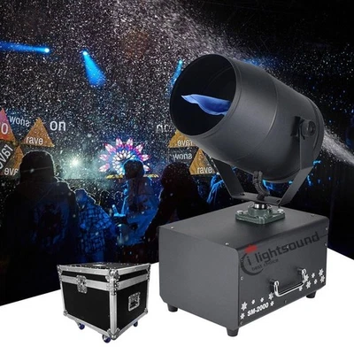 2000W Snow Machine Remote Snowflake Spraying Machine Stage Snow Blowing+case - Image 1 of 4