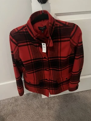 Talbot’s Fireplace Plaid Jacket Size PM NWT  - Image 1 of 4