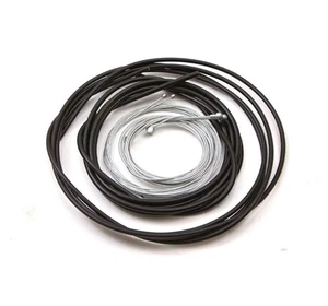 NUEVO Juego de cables de bicicleta de acero inoxidable Clarks freno y engranaje delantero trasero interior y exterior - Imagen 1 de 5