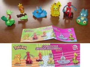 Stupendo SET 6 Figure POKEMON BUILDABLE Deoxys Pikachu Torchic Mudkip RARE Tomy - Imagen 1 de 1
