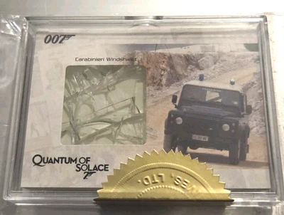 James Bond Heroes & Villains JBR12 Relic 3 Case Inc Card Carabinieri Windshield - Image 1 of 3