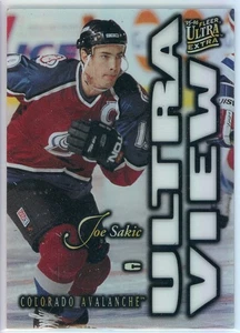 1995-96 Fleer Ultra Ultraview #9 Joe Sakic - Picture 1 of 2