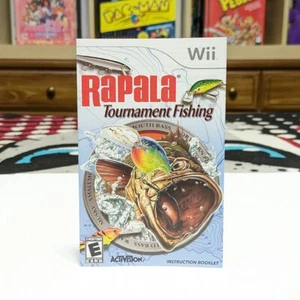 WII (2006) Manual ONLY • Rapala Tournament Fishing Nintendo Wii - Picture 1 of 1