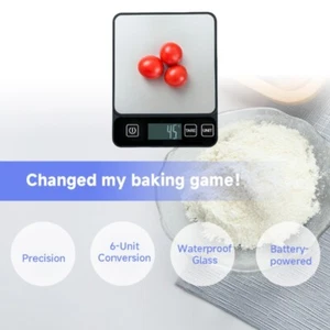 Easy Cleaning Kitchen Scale 10kg Capacity for Precise Ingredient Measurement - Picture 1 of 8