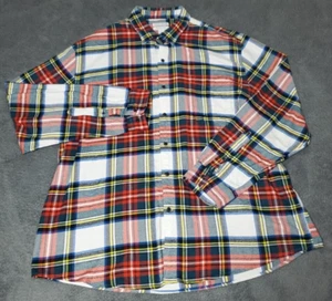 Amazon Essentials Flannel Shirt Men’s XXL Plaid Long Sleeve Casual Excellent - Picture 1 of 10