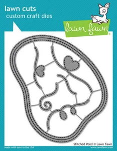 Lawn Fawn Stitched Pond LF2067 Card Making Cutting Die Set - Picture 1 of 2