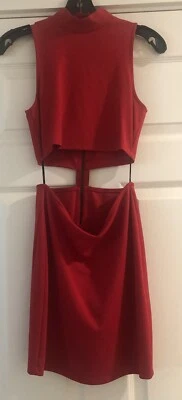 Vestido Forever 21 Corte Cuello Simulado Talla S Cremallera Espalda Sin Mangas Body Con Foto 1 de 4