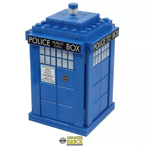 Police Box | Dr Who LEGO TARDIS | Custom Kit Made With Real LEGO Bricks - Picture 1 of 4
