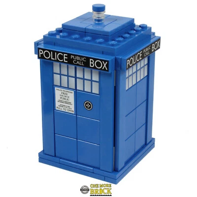 Police Box | Dr Who LEGO TARDIS | Custom Kit Made With Real LEGO Bricks - Image 1 of 4