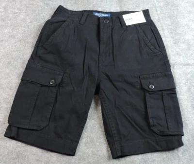 Pantalones Cortos Carga AriZona Para Hombres 29x10.5 Flex Calce Clásico Negros Nuevos con Etiquetas Foto 1 de 4