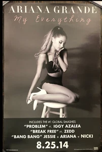 Póster promocional oficial Arian Grande - My Everything 2014 11X17 Wicked Galinda - Imagen 1 de 1