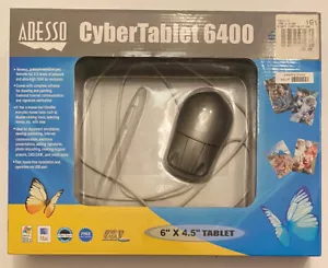 Adesso CyberTablet 6400 6" X 4.5" Graphics Tablet w/ Wireless Mouse - Picture 1 of 5