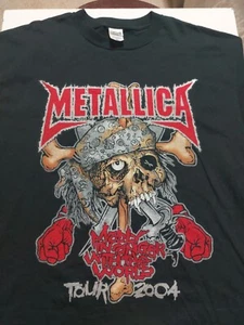 Retro Metallica Madly In Anger With The World Godsmack 2004 Tour T-Shirt Grunge - Bild 1 von 7