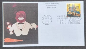 MUSIC: JAZZ CLUB #3184k MAY 28 1999 CHICAGO IL FIRST DAY COVER (FDC) BX3-1 - Picture 1 of 1