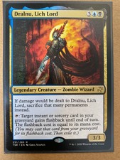Dralnu, Lich Lord RARE MTG Time Spiral Remastered TSR Magic The Gathering *NEW*