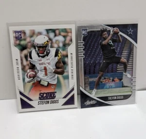 STEFON DIGGS ROOKIE CARD #415 MINT! PLUS TREVON DIGGS ROOKIE #193 NM/M - Foto 1 di 2