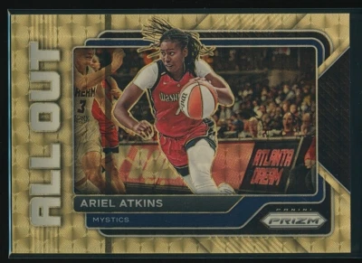 Ariel Atkins 2023 Panini Prizm WNBA All Out Gold Vinyl #15 1/1 - Image 1 of 2