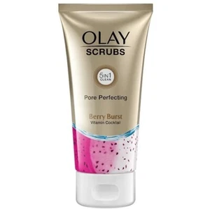 Olay Pore Perfecting Scrubs 150ml Vitamin Cocktail 5-in-1 Face Cleanser - Picture 1 of 1