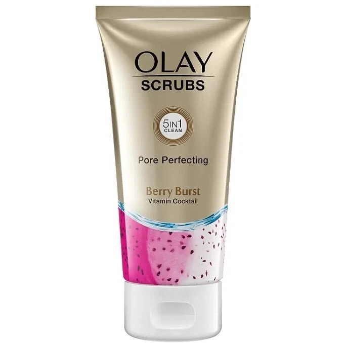 Olay Pore Perfecting Scrubs 150ml Vitamin Cocktail 5-in-1 Face Cleanser - Image 1 of 1