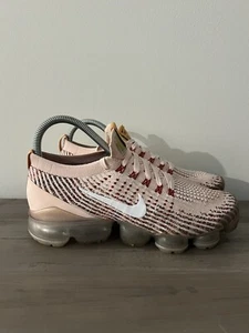 Nike Air VaporMax Flyknit 3.0 Running Shoes Womens 8 Sunset Pink White - Picture 1 of 6