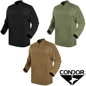 Condor 101206 Trident Battle Top Long Sleeve Combat Hook Loop Quarter Zip Shirt - Picture 1 of 4
