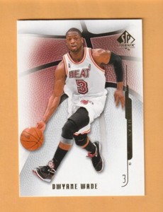 Dwyane Wade Miami Heat 2008-09 SP Authentic #1 HOF Marquette Warriors 5F