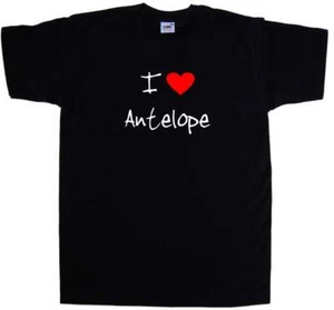 I Love Heart Antilope T-Shirt - Bild 1 von 1