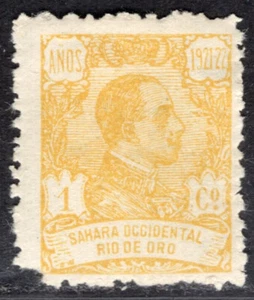 RIO DE ORO SPAIN 1922 STAMP Sc. # 140 MH SPECIMEN - Picture 1 of 2